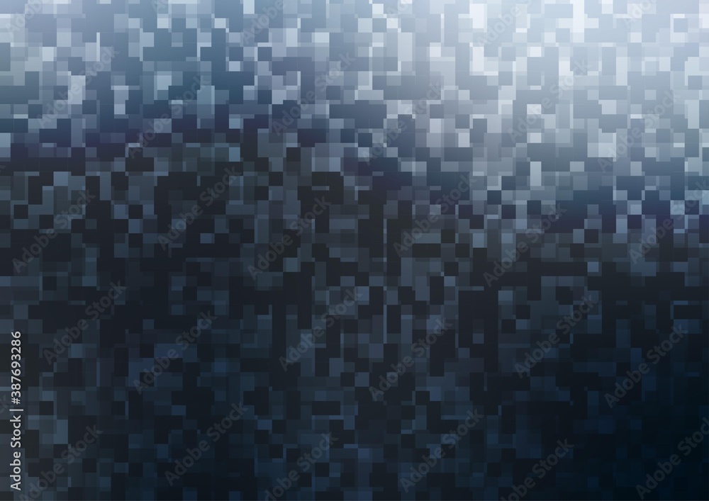 Fototapeta premium Light BLUE vector pattern in square style.