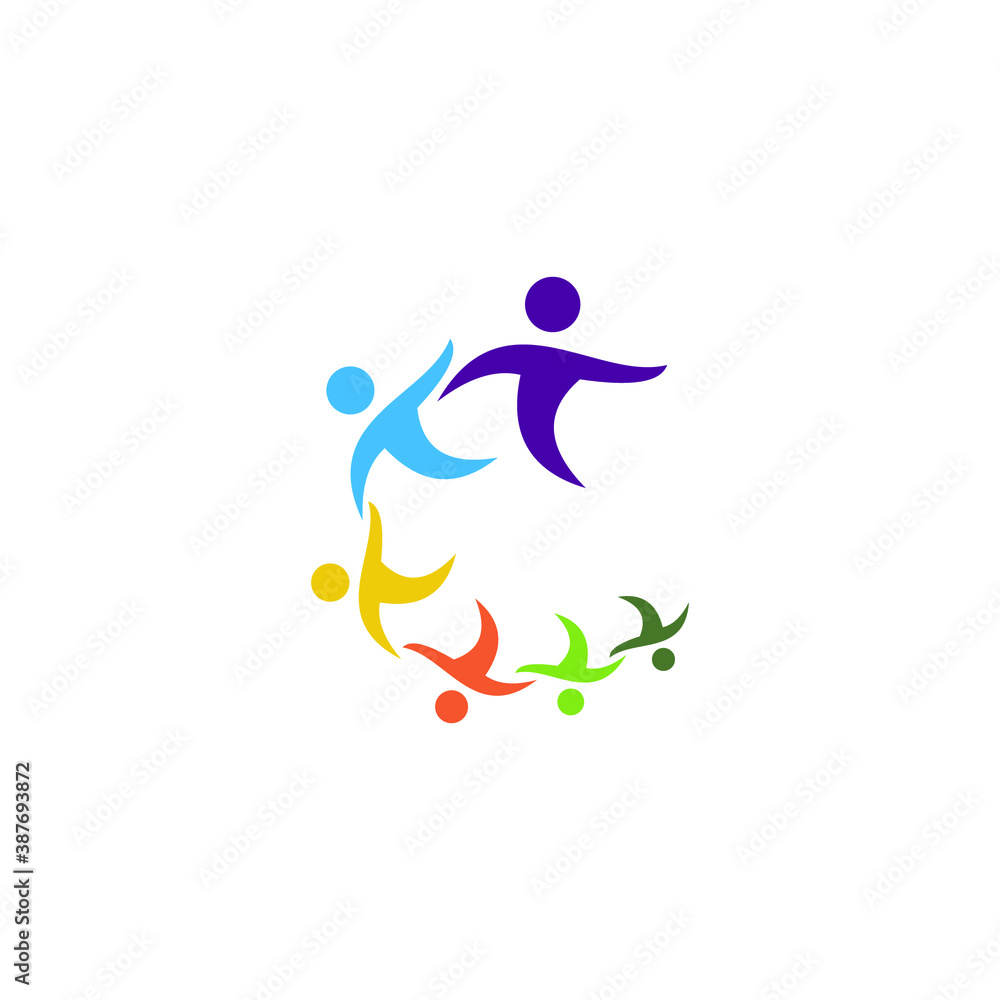 illustration logo templet community icon vector illustration logo templet community icon vector