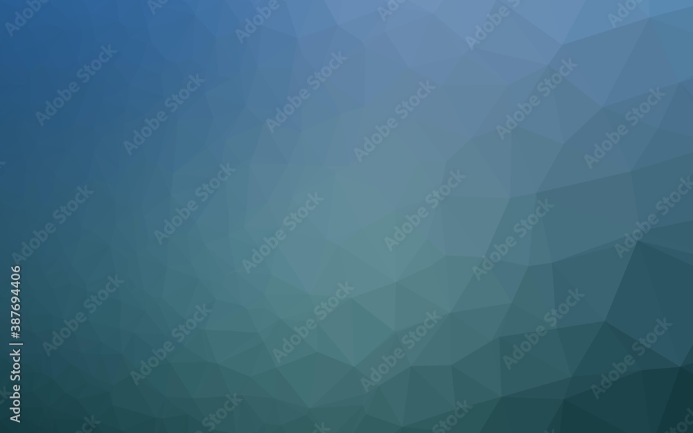 Light BLUE vector abstract polygonal cover. Light BLUE vector abstract polygonal cover.