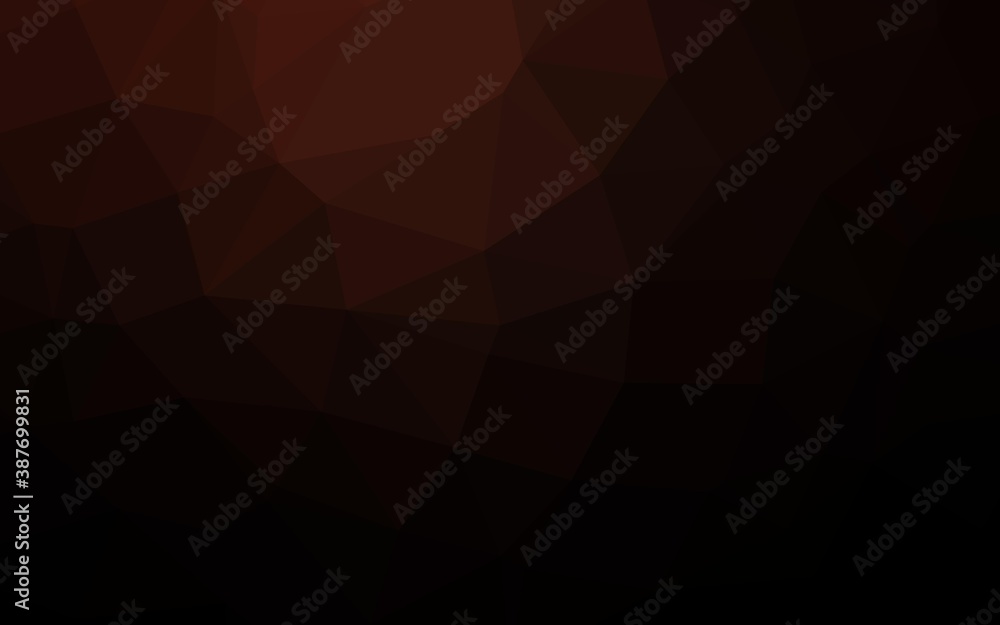 Dark Red vector abstract polygonal texture. Dark Red vector abstract polygonal texture.