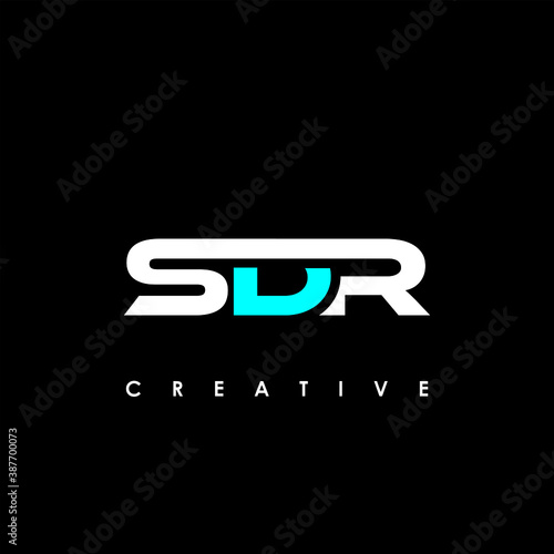 SDR Letter Initial Logo Design Template Vector Illustration	
 photo