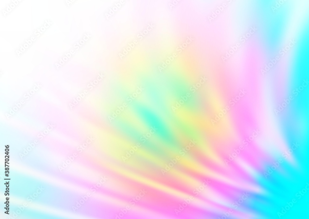 Obraz premium Light Multicolor, Rainbow vector glossy abstract template.