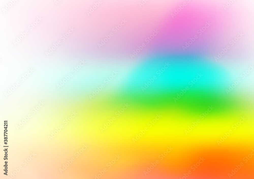 Light Multicolor, Rainbow vector blur pattern.