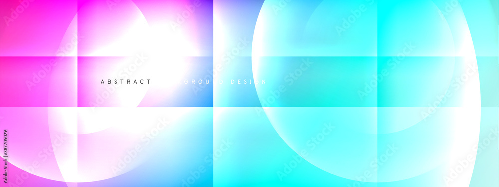 Vector abstract background - circle and cross on fluid gradient with shadows and light effects. Techno or business shiny design templates for text Vector abstract background - circle and cross on fluid gradient with shadows and light effects. Techno or business shiny design templates for text