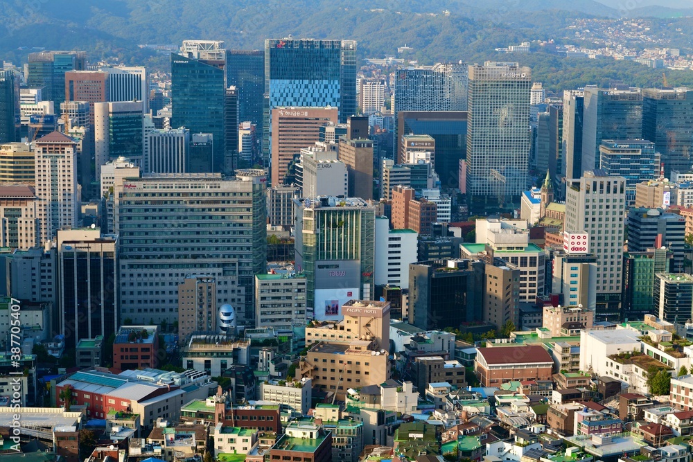 Fototapeta premium city skyline