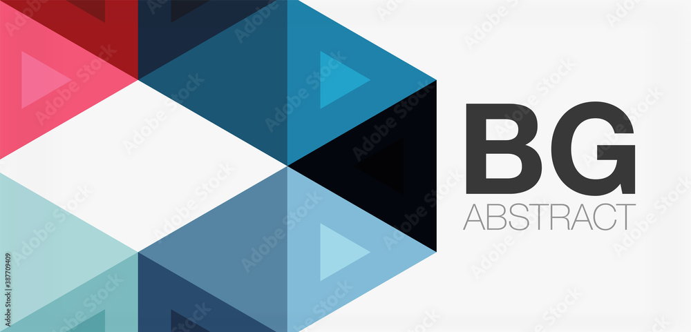 Mosaic triangle pattern abstract background for cover, banner, flyer and poster and other template Mosaic triangle pattern abstract background for cover, banner, flyer and poster and other template