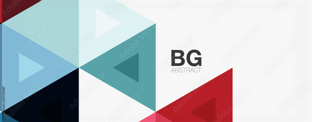 Mosaic triangle pattern abstract background for cover, banner, flyer and poster and other template Mosaic triangle pattern abstract background for cover, banner, flyer and poster and other template