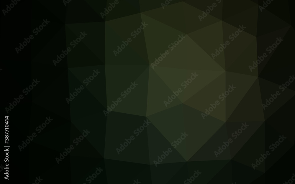 Dark Green vector low poly texture. Dark Green vector low poly texture.