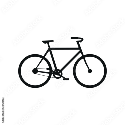Vintage Bicycle Icon Vector Illustration