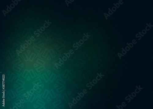 Dark Green vector layout with lines, rectangles.