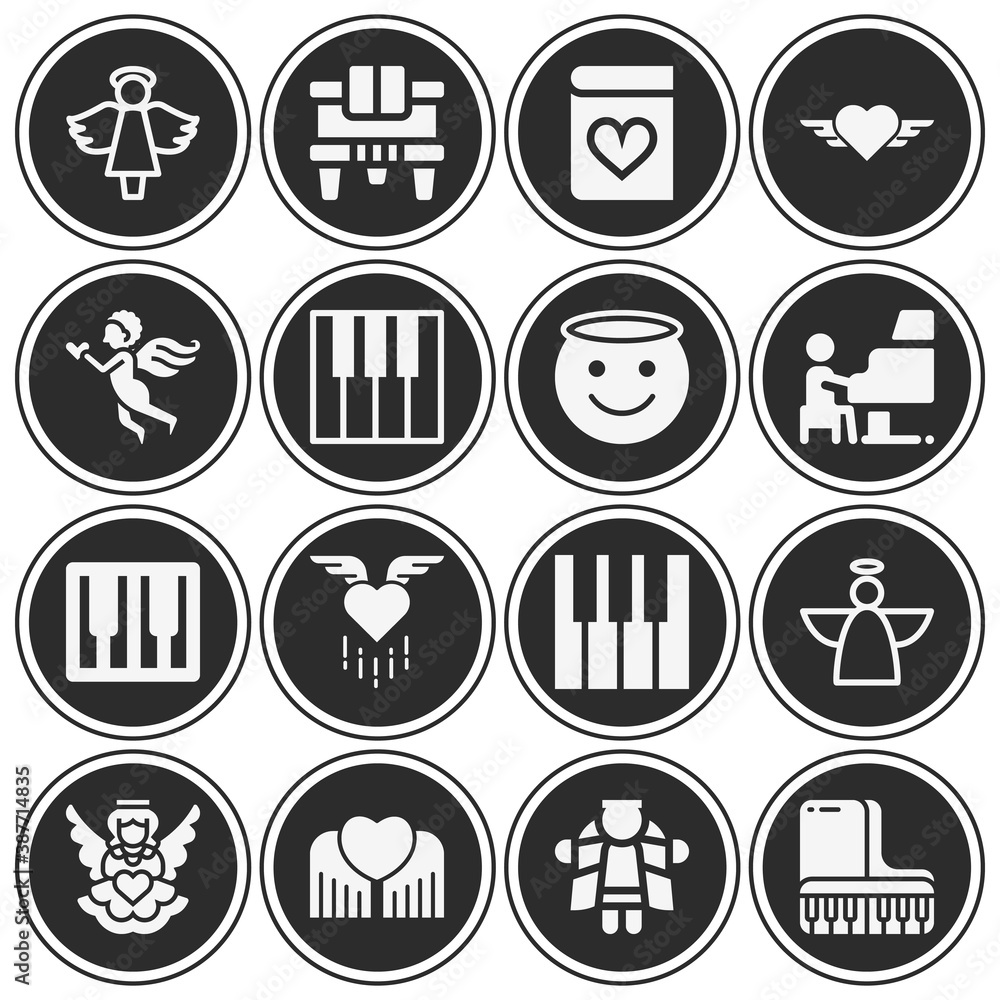 16 pack of la filled web icons set 16 pack of la filled web icons set