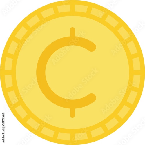 Cent or Centavo coin, monetary unit of many national currencies