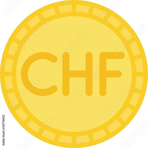 Swiss franc coin, currency and legal tender of Switzerland and Liechtenstein