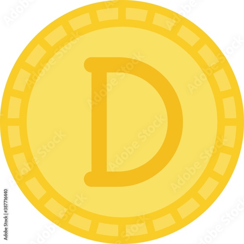 Gambian dalasi coin, currency of the Gambia photo