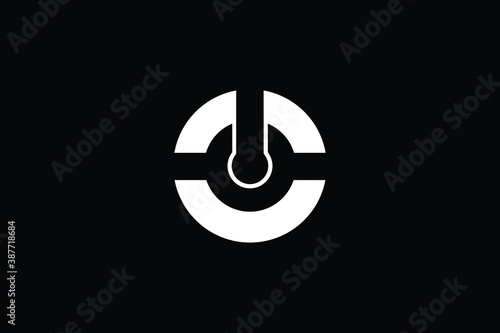 MC logo letter design on luxury background. CM logo monogram initials letter concept. MC icon logo design. CM elegant and Professional letter icon design on black background. M C CM MC