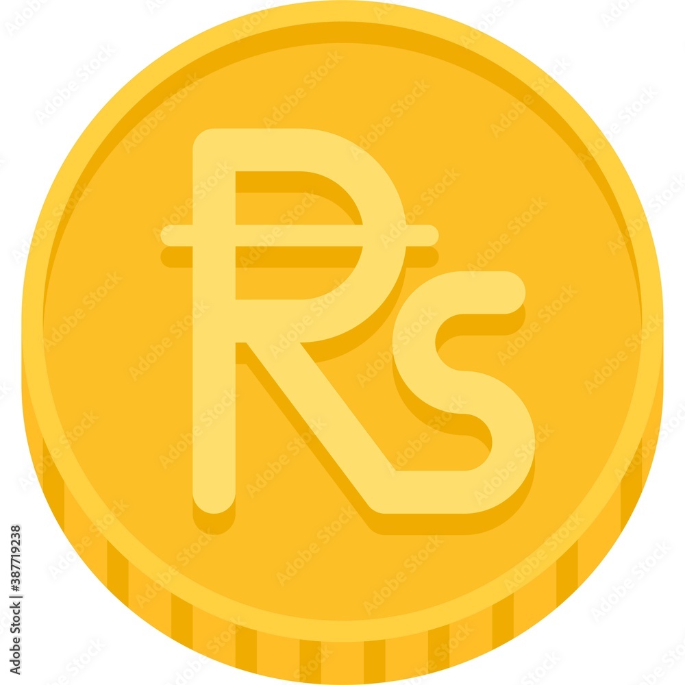 Rupee coin, common name for the many countries currencies Rupee coin, common name for the many countries currencies