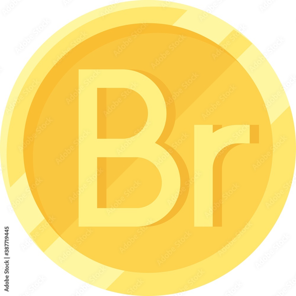 Ethiopian birr or Belarusian ruble coin icon Ethiopian birr or Belarusian ruble coin icon