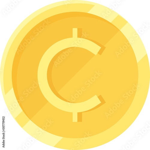 Cent or Centavo coin, monetary unit of many national currencies