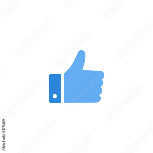 Like icon vector. hand like, hand thumb up icon