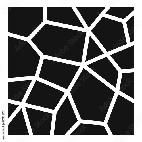 Paving asphalt icon, simple style