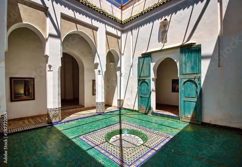 The green courtyard of Marrakech