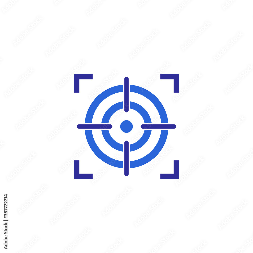 Target Icon vector. Target and arrow vector icon Target Icon vector. Target and arrow vector icon