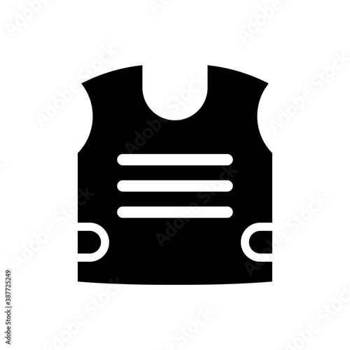 Bulletproof vest icon