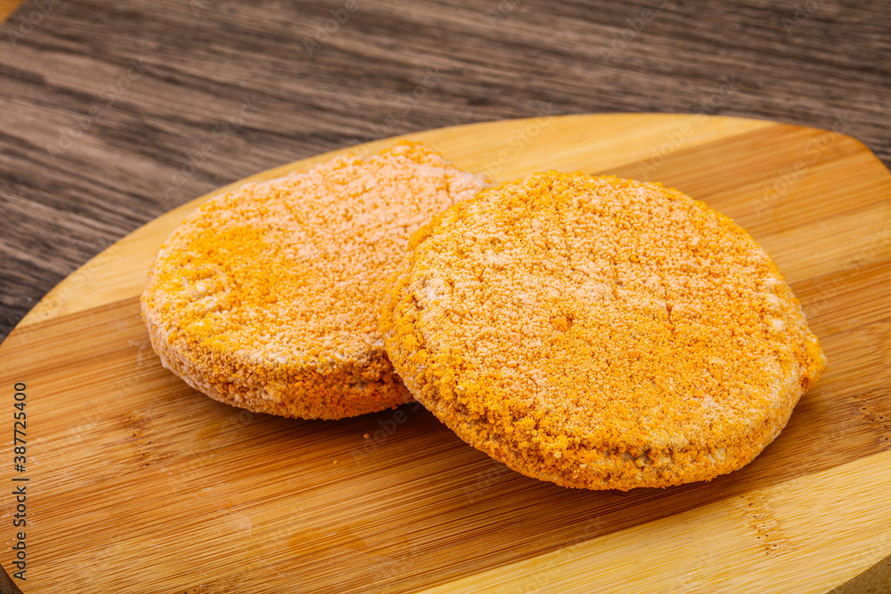 Raw chicken cutlet for roast Raw chicken cutlet for roast