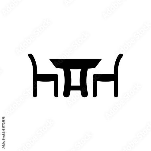 Dining table icon
