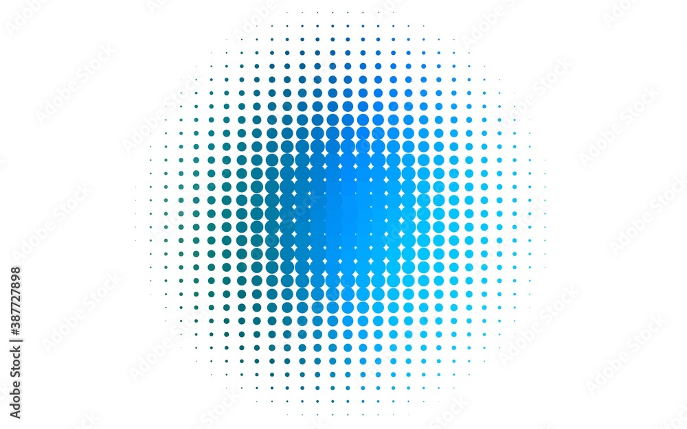 Light Blue, Green vector pattern with spheres.