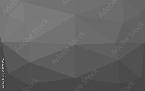 Light Silver, Gray vector abstract mosaic background. © Dmitry