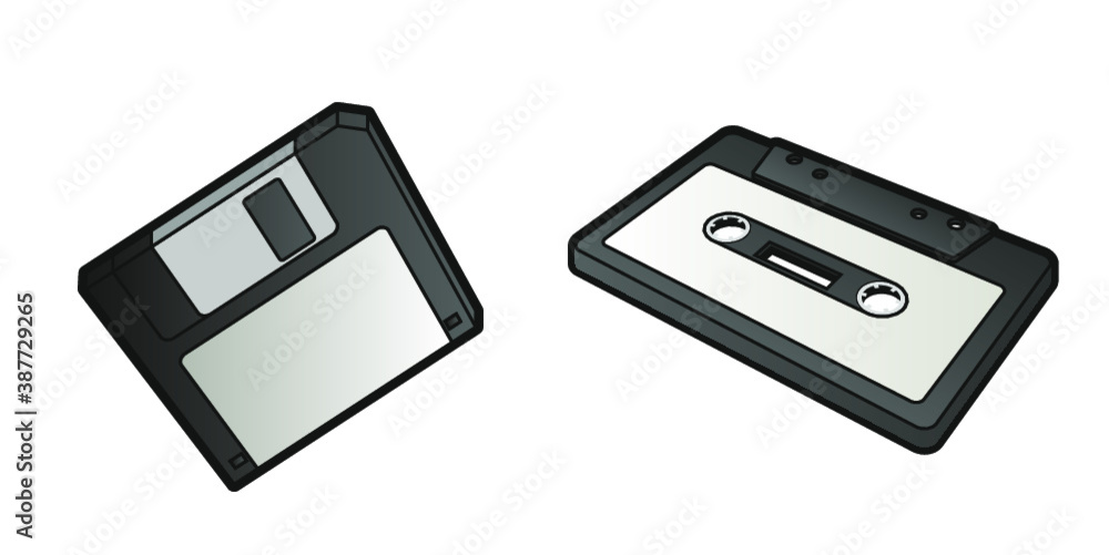 Datenträger: Diskette und Kasette Datenträger: Diskette und Kasette