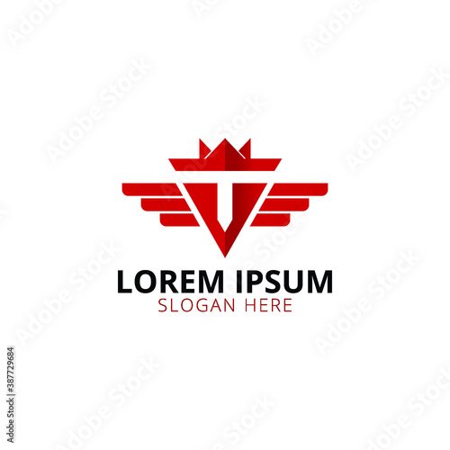 Creative, Modern and Unique T Letter Logo Design Vector Template