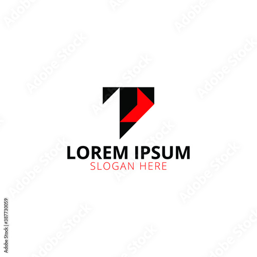 Creative, Modern and Unique T Letter Logo Design Vector Template