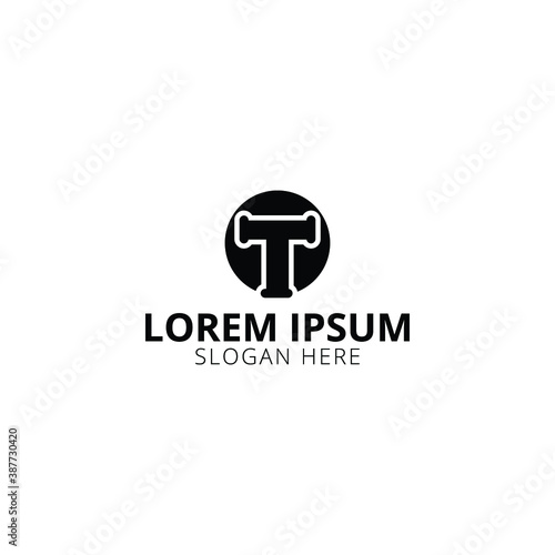 Creative, Modern and Unique T Letter Logo Design Vector Template