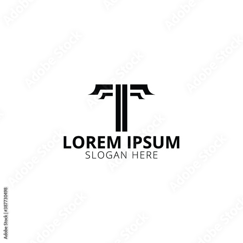 Creative, Modern and Unique T Letter Logo Design Vector Template