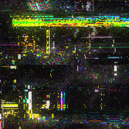 Glitch background textuew