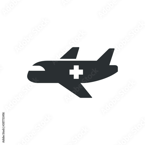 Air ambulance icon