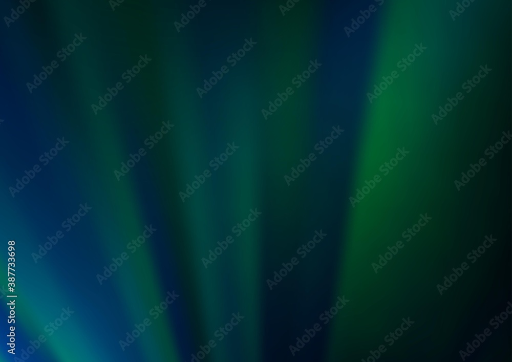 Dark Green vector abstract blurred background. Dark Green vector abstract blurred background.