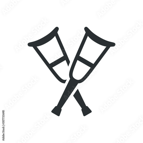 Crutches icon