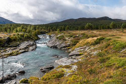 river in the mountains