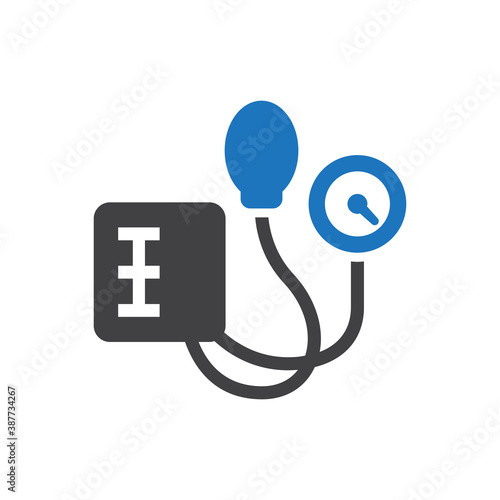 Blood pressure cuff kit icon