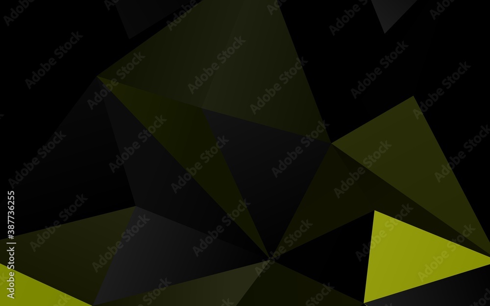 Dark Black vector polygon abstract backdrop. Dark Black vector polygon abstract backdrop.
