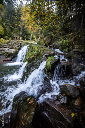 Mountain river in the national park