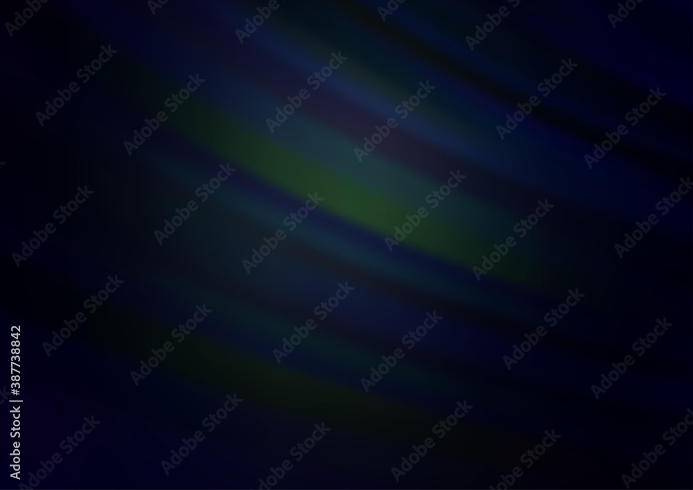Fototapeta premium Dark BLUE vector texture with colored lines.