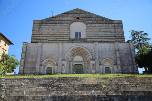Obraz na płótnie Sant Fortunato Church in the city of Todi, Italy w salonie