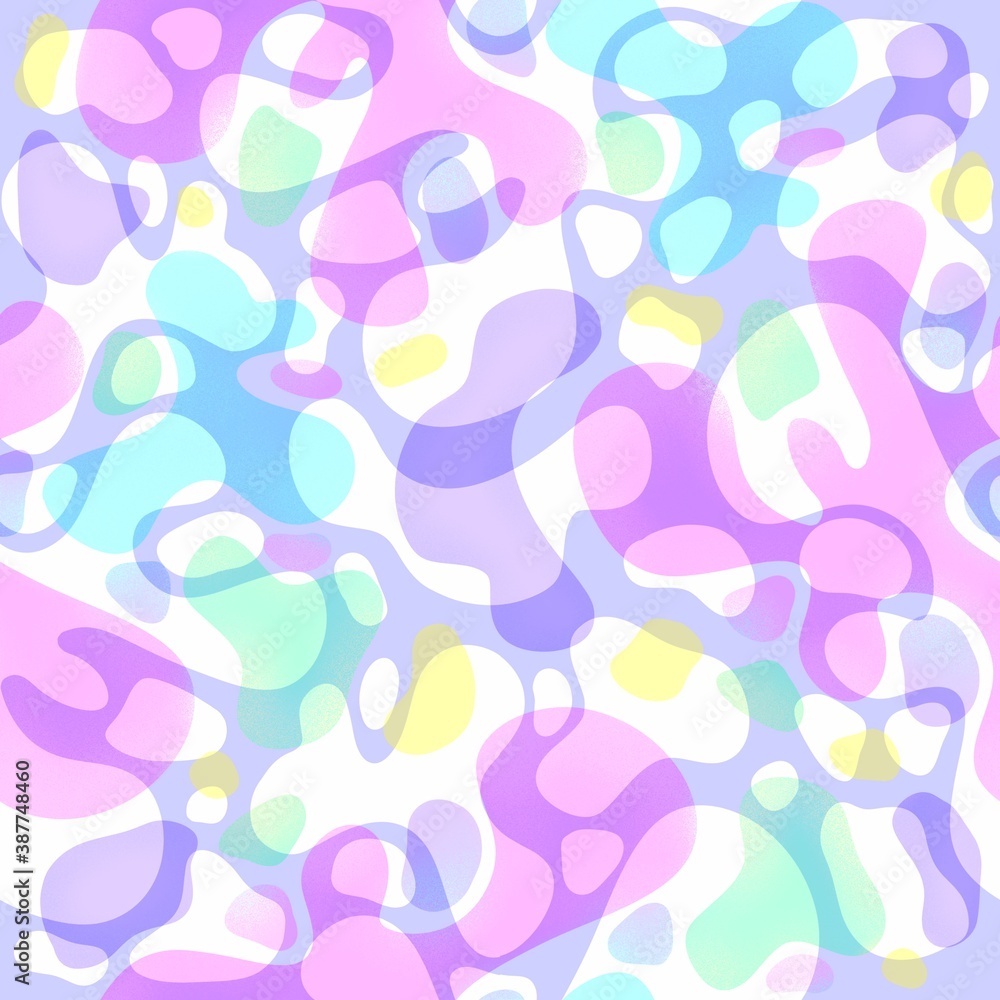 Abstract background. Camouflage. Liquid drops. Overflowing spots. Abstract background. Camouflage. Liquid drops. Overflowing spots.