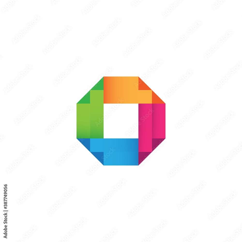 Hexagon Logo - element perspective geometric abstract design vector line art geometry shape grid mosaic finance business Hexagon Logo - element perspective geometric abstract design vector line art geometry shape grid mosaic finance business