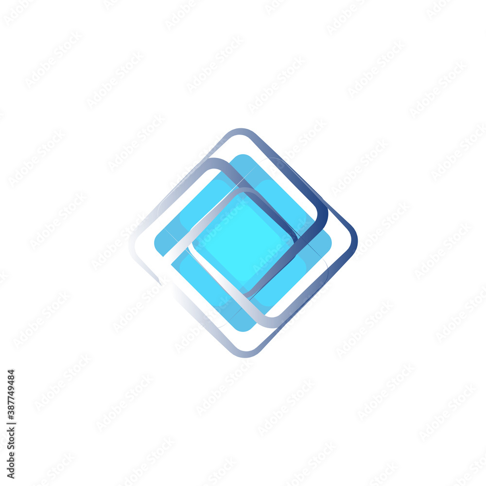 Rhombus Logo - Cube block element perspective geometric abstract design vector line art geometry shape grid mosaic finance business Rhombus Logo - Cube block element perspective geometric abstract design vector line art geometry shape grid mosaic finance business