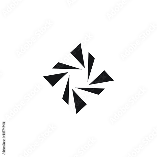 Rhombus Logo - Cube block element perspective geometric abstract design vector line art geometry shape grid mosaic finance business